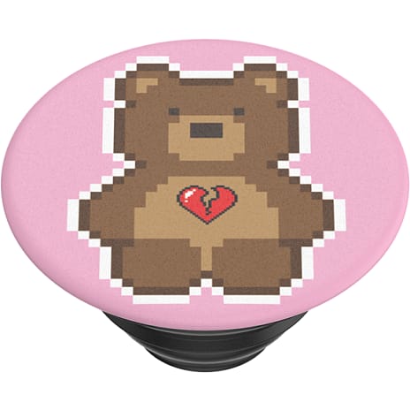 PopSockets Aftageligt Greb Bjørn/Lyserød