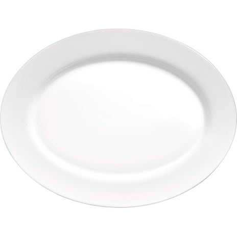 Bormioli Rocco Ovalt fad opalglas - 36 cm 1 stk.