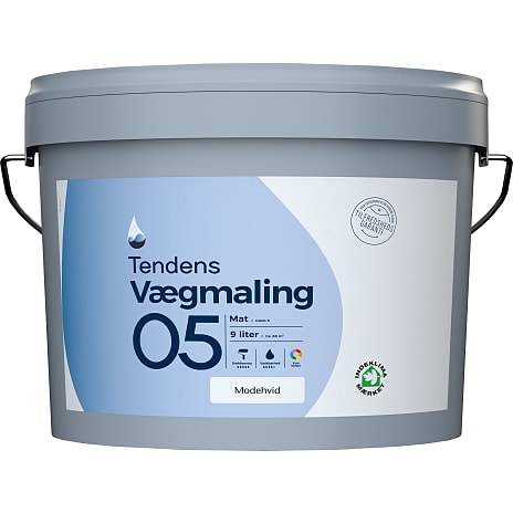 Tendens vægmaling mat 5 9 liter 9000 ml