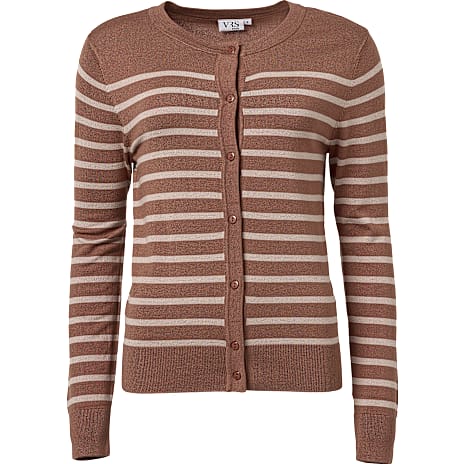 VRS Dame Cardigan Str. L Brun
