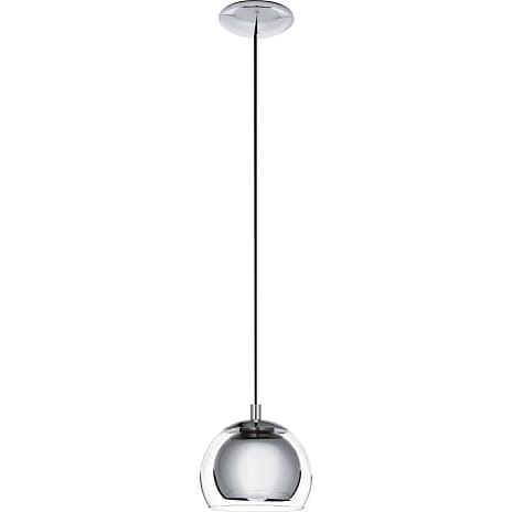 Eglo Rocamar Pendel Krom Og Glas
