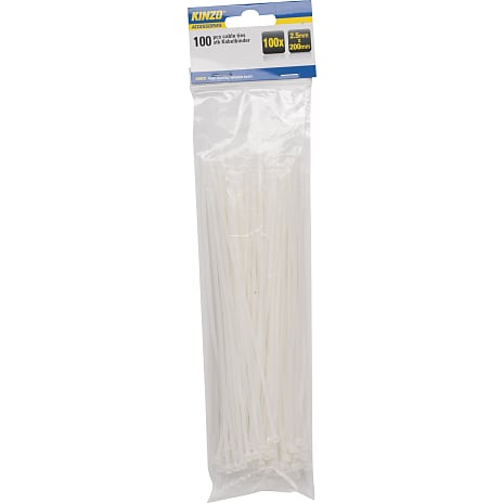 Kinzo strips 100 stk - hvid 1 stk.