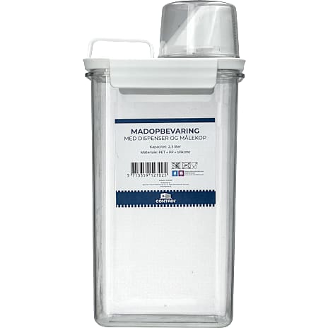 Contain Madopbevaring med Dispenser