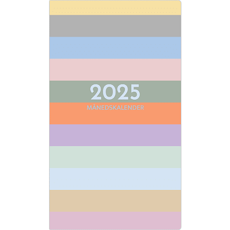 1Conzept Kalender 2025 Multifarvet