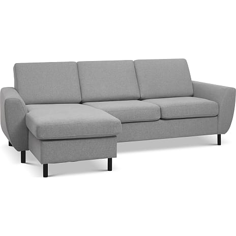 Madrid Nordic Vendbar Sofa Med Chaiselong Lysegrå