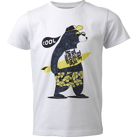 VRS Børne T-shirt Str. 98/104 Hvid