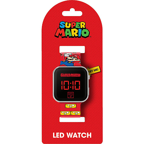 Accutime Super Mario LED Ur Rød