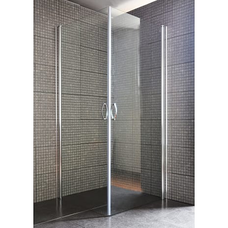 Mikelo lige brusedør klart glas