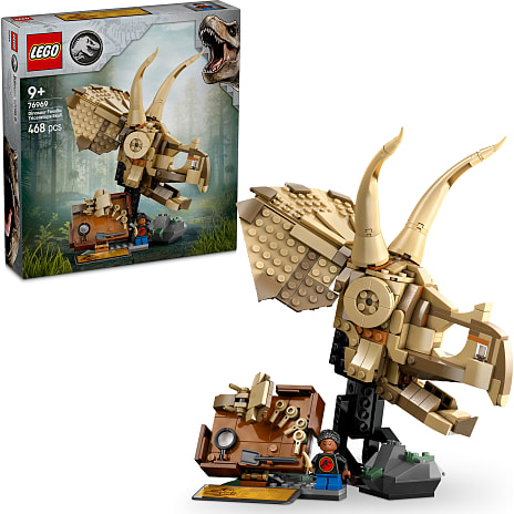 LEGO Jurassic World Dinosaurfossiler: Triceratops-kranium 76969 1 stk.