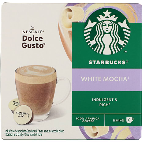 Starbucks White Mocha kaffekapsler 12 stk.