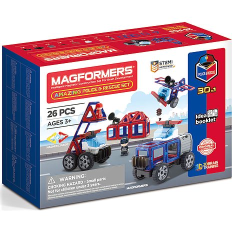 Magformers Politi og redning sæt 26 dele