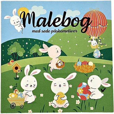 Påske Mini Malebøger 10x10 cm Assorteret