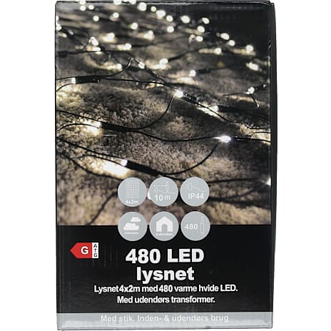Lysnet 480 LED Varm Hvid