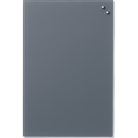 NAGA Glastavle Magnetisk 40x60 cm Grå