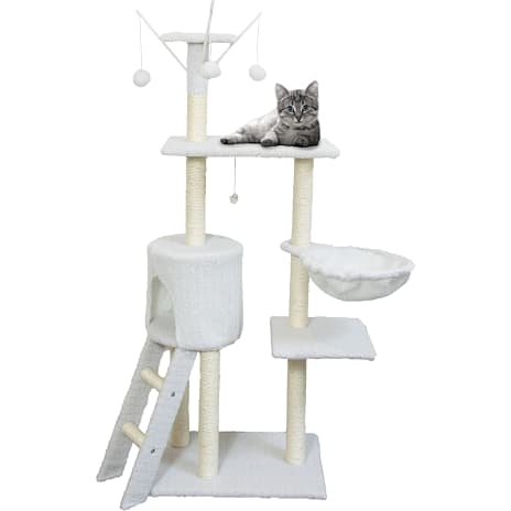 Vores Kradsetræ 138 cm Hvid