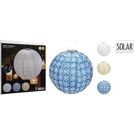 Gitte Solarlampe Rund Assorteret