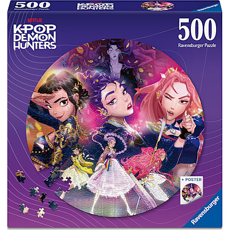 Ravensburger K-Pop Demon Hunters Puslespil 500 Brikker
