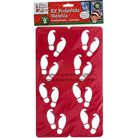 Stencils til nissefodspor 1 stk.