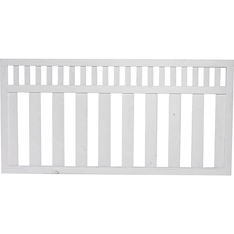 Nordic Fence Tendens forhavehegn hvid
