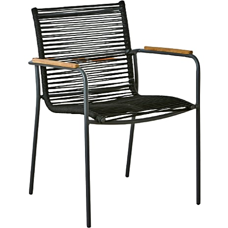 Mood Classic Rope Havestol Antracit/Sort
