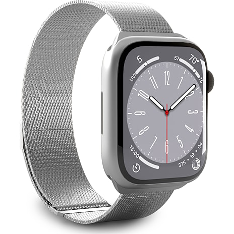 Puro Urrem til Apple Watch 38/40/41 mm Sølvfarvet