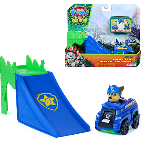 Paw Patrol: Dino Filmen Dino Pup Squad Jump Flip Assorteret