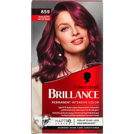 Schwarzkopf Permanent Hårfarve 859 Violet Wild Silk Med Serum