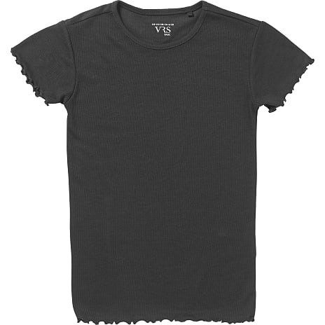 VRS teen rib T-shirt str. 158/164 - sort 1 stk.