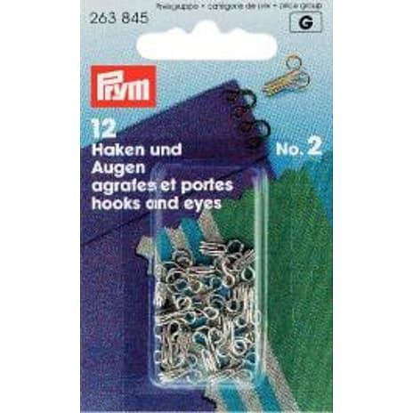 Prym Hægter & Maller Sølvfarvet