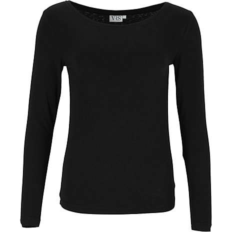 VRS Dame Top l/æ 2XL - Sort