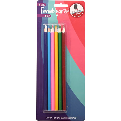 Danpen Farveblyanter 6-pak