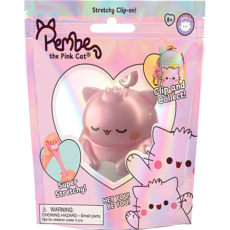 Pembe Squishy Friends Nøgleringe 9 cm