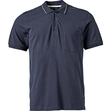 VRS Herre Polo Kortærmet Str. 3XL Mørkeblå