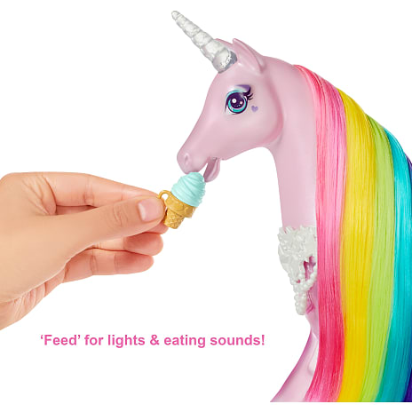 harmonisk bekæmpe afgår Barbie Dreamtopia Magical Lights enhjørning | Køb online på br.dk!