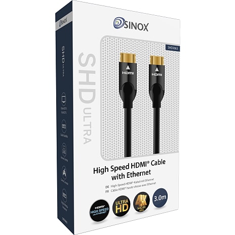 Sinox ULTRAHD HDMI med Ethernet-kabel - 3 meter | Køb føtex.dk!