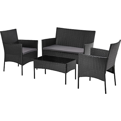 Ravello Loungesæt Sort