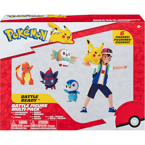 Pokémon Battle Figurer 6-pak