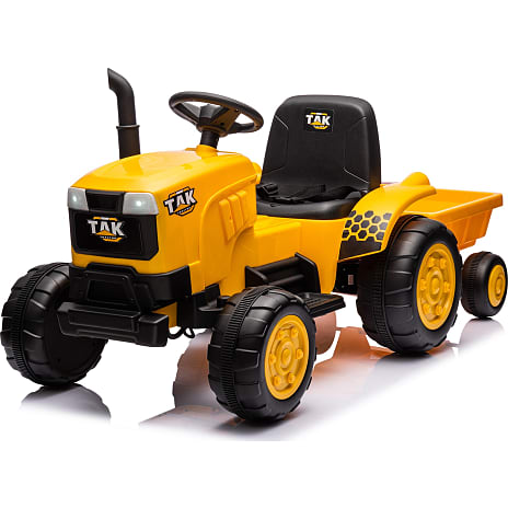 NSH Traktor med Trailer Gul
