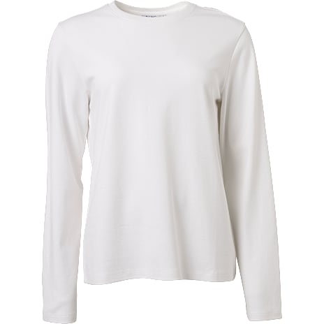 VRS Dame T-shirt Langærmet Str. M Hvid