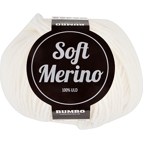 Bumbo By Mayflower BUMBO Soft Merino uldgarn - hvid 101 1 stk.