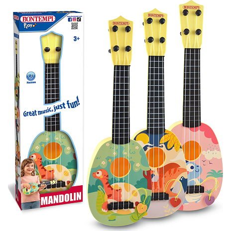 Bontempi Mandolin med 4 Strenge Assorteret