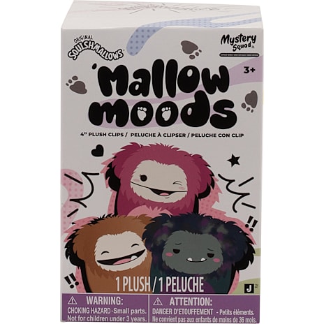 Squishmallows Mallow Moods plys 10 cm - flere varianter - assorteret 1 stk.