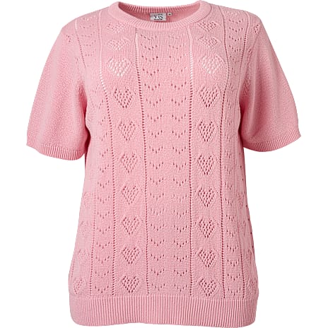 VRS Dame Pointelle Top Str. 48 Rosa