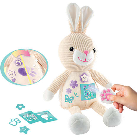 Airbrush Plush Magic Light Kaninbamse