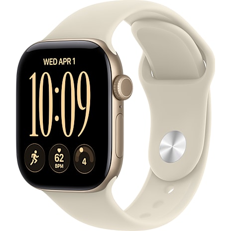 Apple Watch Series 12 GPS 42 mm, Light Gold aluminium S/M