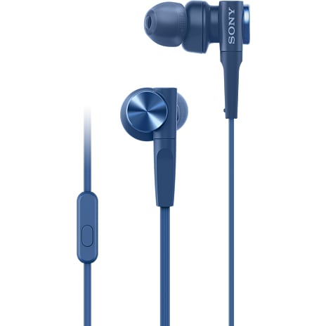 Sony MDR-XB55AP Extra Bass Hovedtelefoner Med Mikrofon Blå