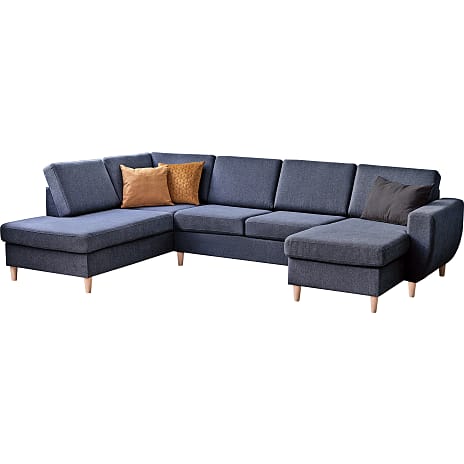 Rom Nordic Højrevendt U-Sofa Navy