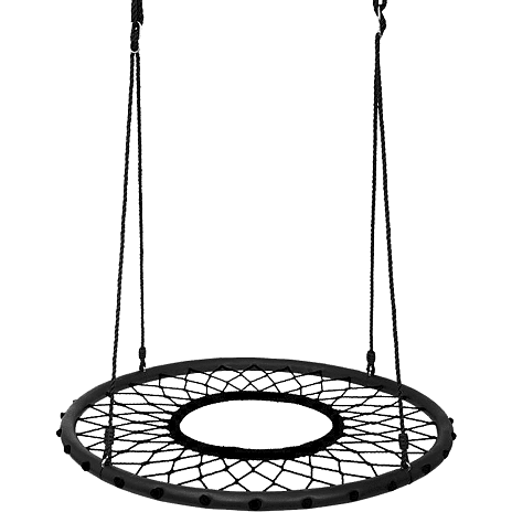Nordic Play Rundgynge Med Hul Ø 100 cm Sort