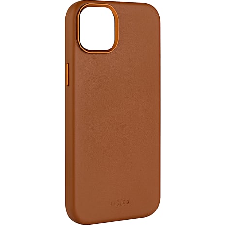 Fixed MagLeather Cover til iPhone 16 Plus Brun