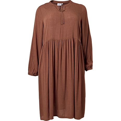 VRS Dame Crepe Kjole Str. 50 Brun